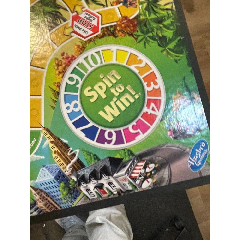 Game of Life Hasbro Board Game Complete Set w/ Pieces & Cards USA